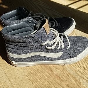 Blue Vans Hi Tops
